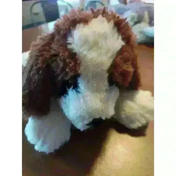 PLUSH DOG 13" *Warmies* Microwavable Puppy ST. BERNARD Snugable EUC (A21) - Picture 2 of 4